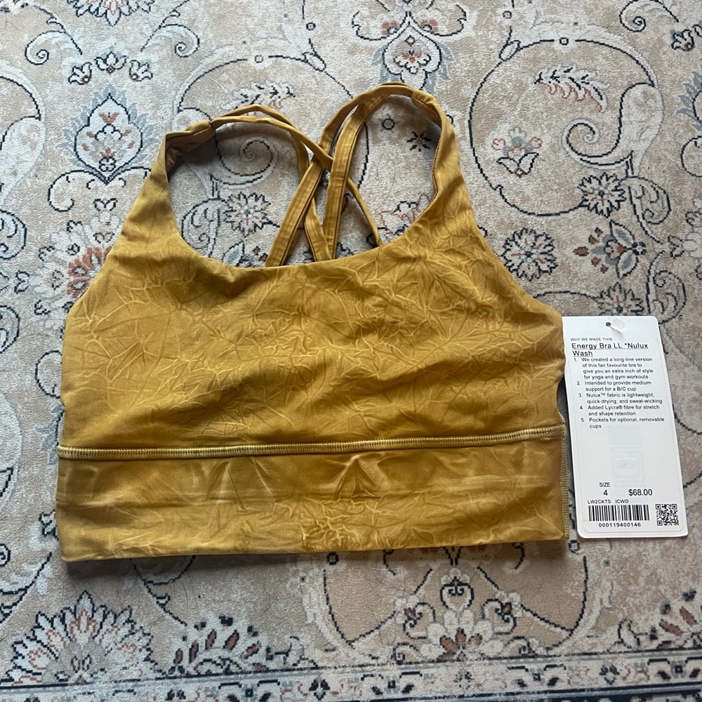 NWT Lululemon Energy Bra